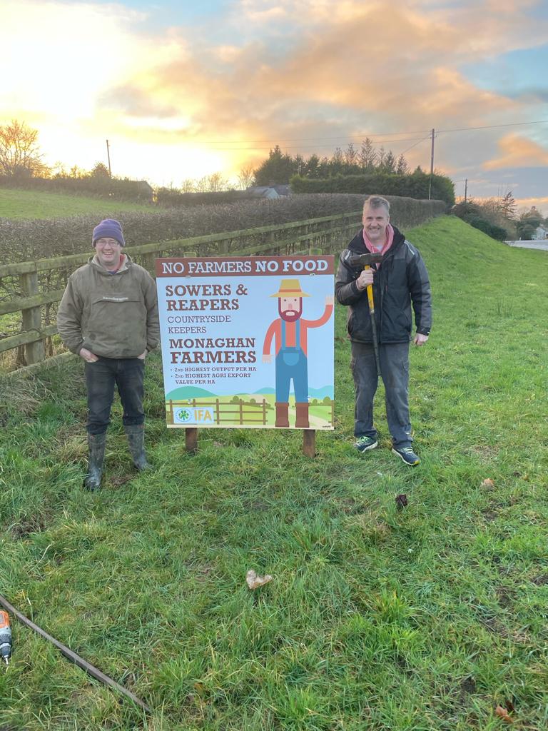 SlaneyTurlough's tweet photo. Another day for #IFAMonaghan promoting local agriculture and produce around the county. Keep your eyes open to see where we've been! #NoFarmersNoFood
@IFAmedia 
@NorthernSoundFM @theNSMonaghan @farmersjournal @AgrilandIreland https://t.co/k9fsebWLZe