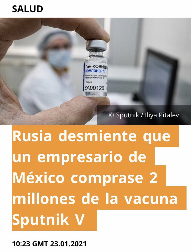 Bronco engañado por Alejandro Cossio amigo de borolas, quien según ya había comprado millones de vacunas sputnik v y ya hasta precios tenían 🤷🏻‍♀️
Qué bueno que ya desmintieron de Rusia, que nada le han vendido al empresario tranza. 
Entre ladrones te veas 🤦🏻‍♀️