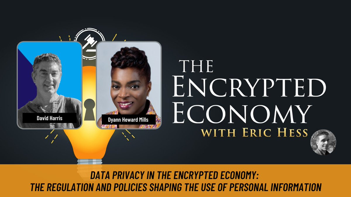 EncryptedEcon's tweet photo. ICYMI: Have you listened to our podcasts on Data Privacy in the Encrypted Economy?
David Harris: https://t.co/ZLJ05ocOjg
Dyann Heward Mills: https://t.co/vgGvPhfbeE
#Privacybydesign #GDPR #aiethicist #BiasInTech #podcast #privacy #blockchain #dataprotection https://t.co/vZbxZ8sGxG
