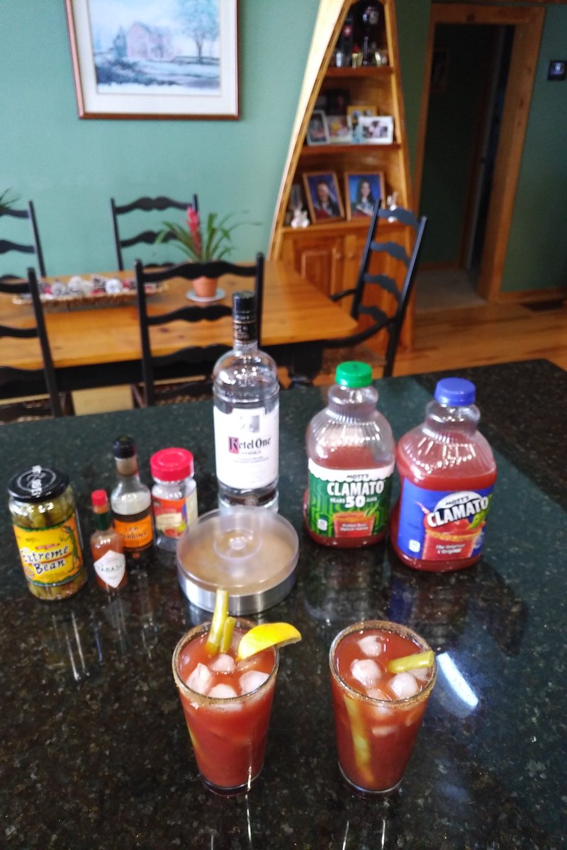 waynemiddaugh's tweet photo. Yes it's true you know what today is #caesarsaturday with @slider1_ #stayathome #lockdown @mattandsteves @MottsClamato https://t.co/SSoiA0gSuO