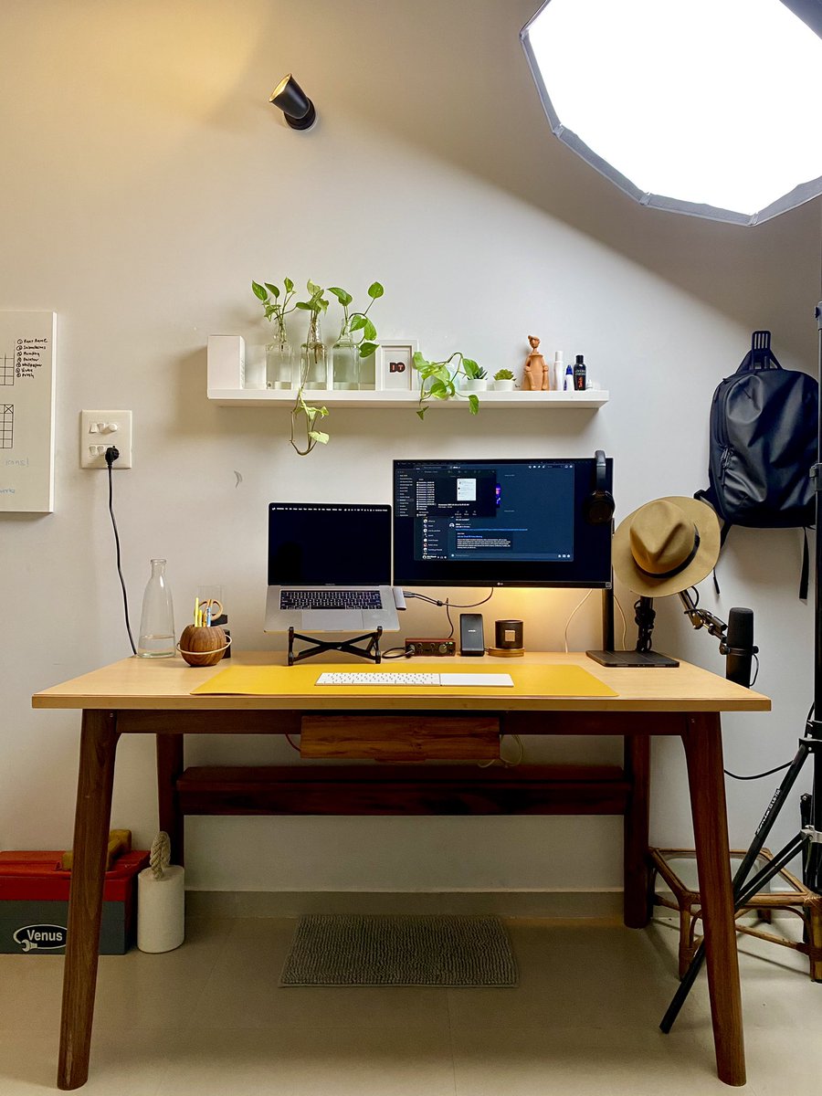 0xBhosale's tweet photo. Home Studio #DeskSetup update https://t.co/xFfML7Wqff