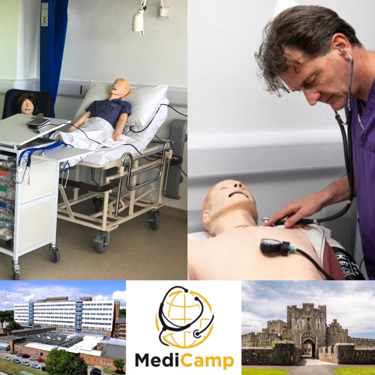 MediCampWales's tweet photo. Who wants to get hands on experience in managing unwell patients and learning crucial clinical skills?

🙋

#medicamp2021 participants will attend The Aneurin Bevan Clinical Skills Centre in Singleton Hospital, spending time learning in their amazing high-fidelity simulation area https://t.co/pVho0haVJz