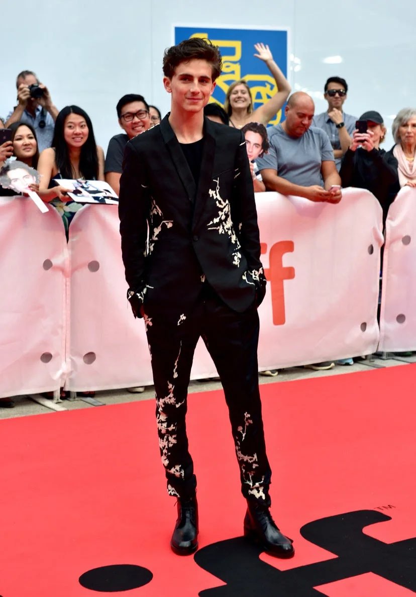 7 September 2018The actor started the promotional trail for Beautiful Boy wearing an embellished Haider Ackermann suit.24 September 2018He wore  @McQueen at the Beautiful Boy premiere in San Sebastian.