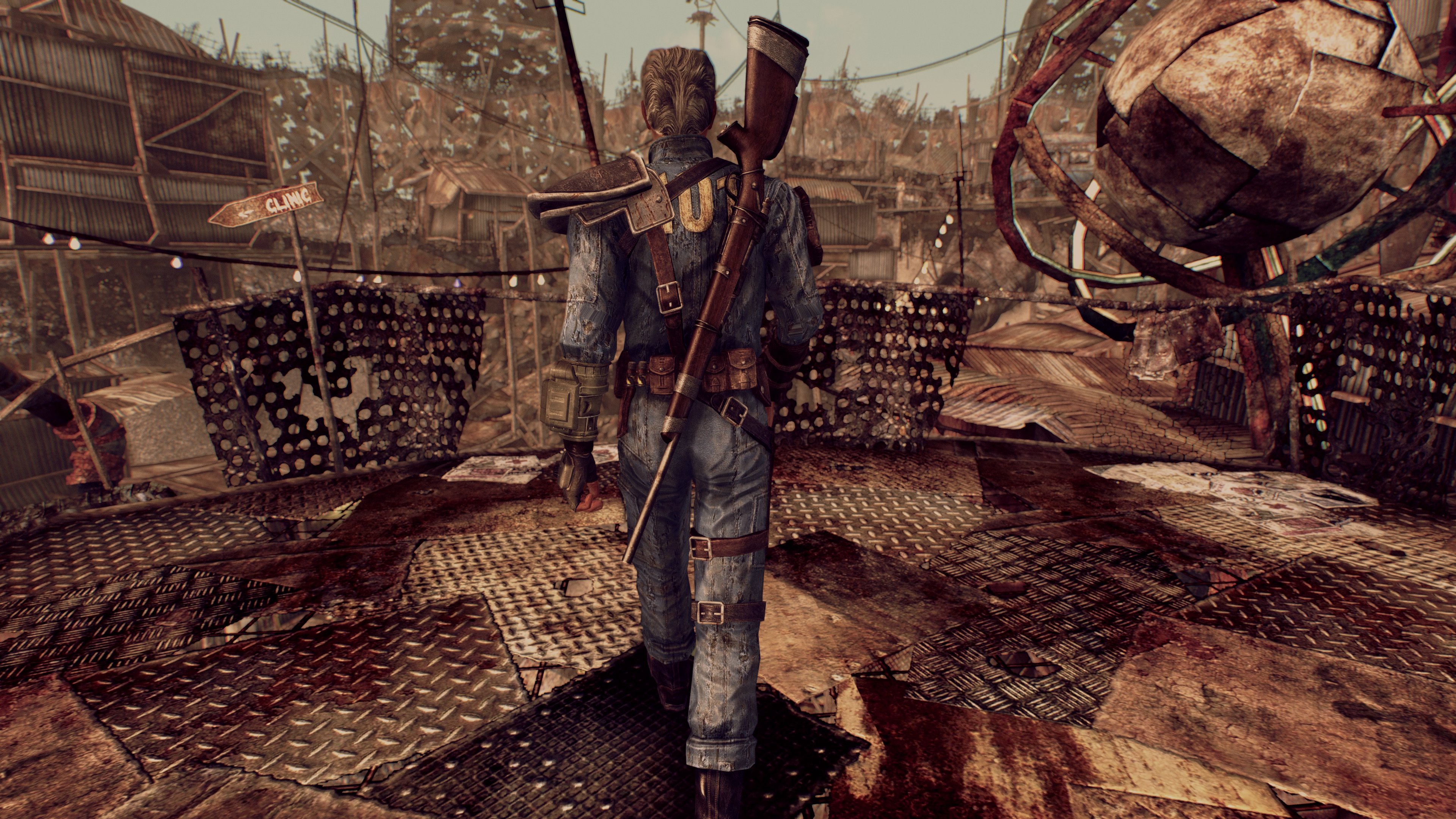 ピピ Fo4の元建築士 アーマードvaultスーツとハンティングライフル この後ろ姿 １０１のアイツだなぁ Fallout3 T Co P9eaxdqzxk Twitter