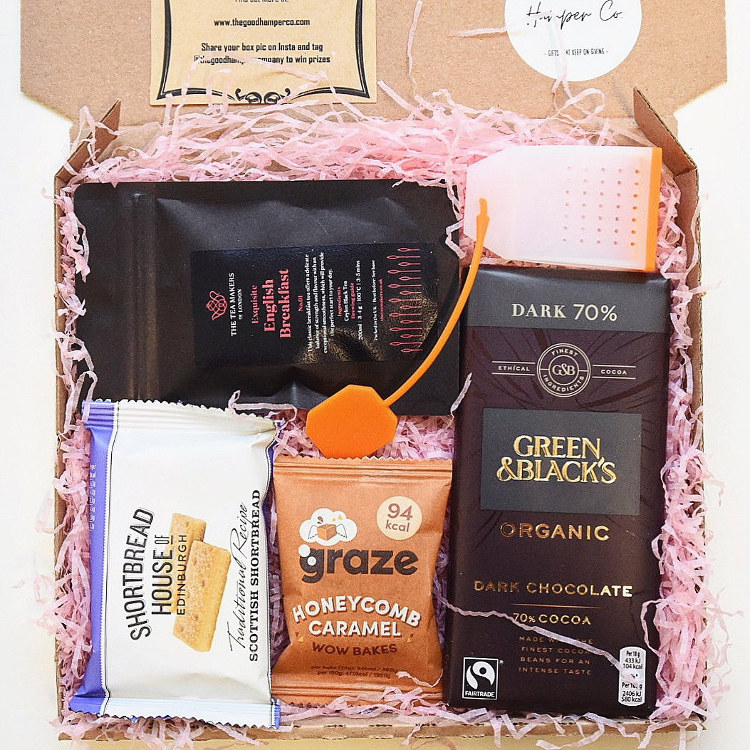 Relax and unwind with our exceptional Loose Leaf Tea from The Tea Makers of London, our loose leaf tea infuser, brownies and chocolates ❤️❤️❤️