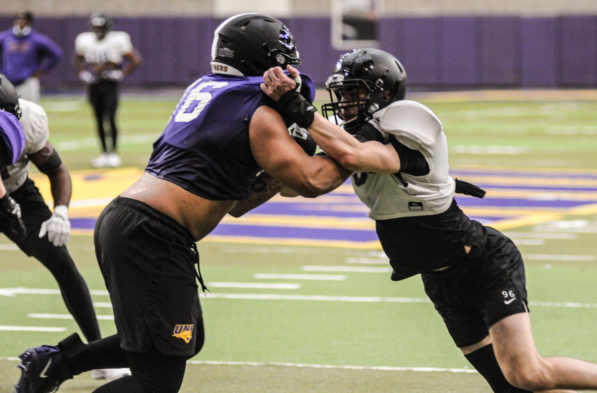 UNIFootball's tweet photo. Photos from practice 3. High energy, today. The fellas were excited to be back on Sheriff Field.
#UNIFight #FightForFrisco https://t.co/dDVppeMgRw