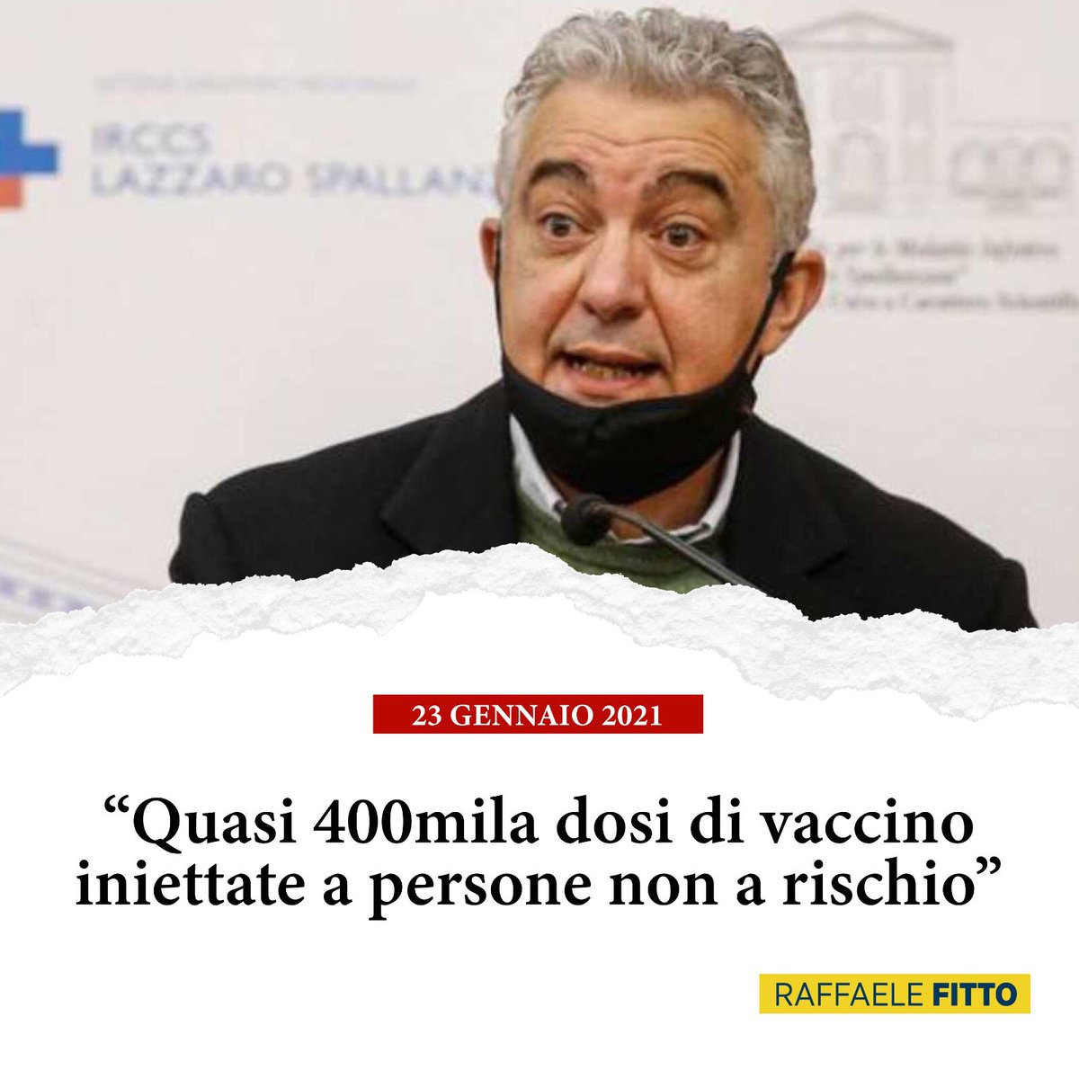 Di questo passo la speranza di essere tutti vaccinati contro il #COVID nel giro di pochi mesi resterà tale. Finalmente #Conte si è reso conto che prima #Pfizer e ora anche #AstraZeneca non consegneranno le dosi.
Lui fa l'avvocato, altri Paesi #UE stanno cercando altri vaccini!