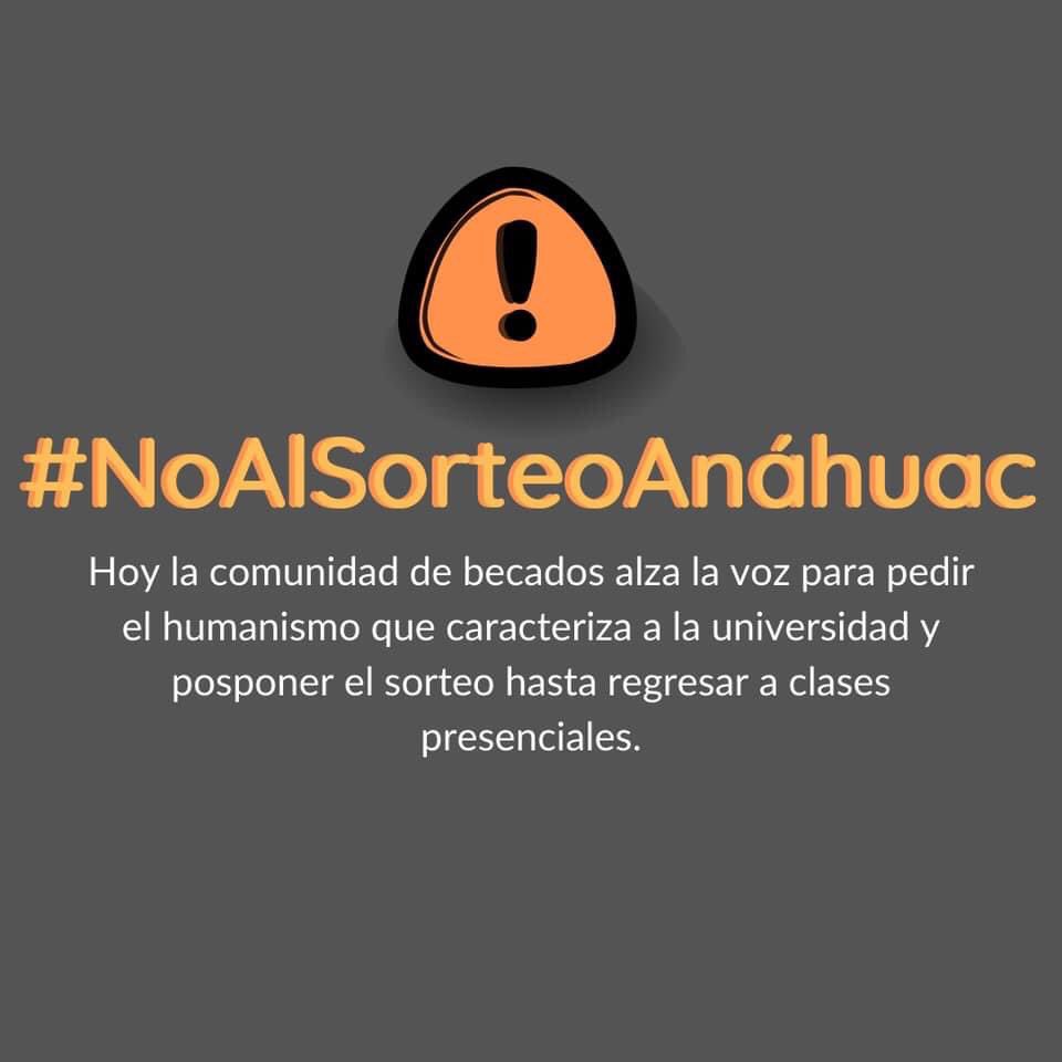 #NoAlSorteoAnáhuac
