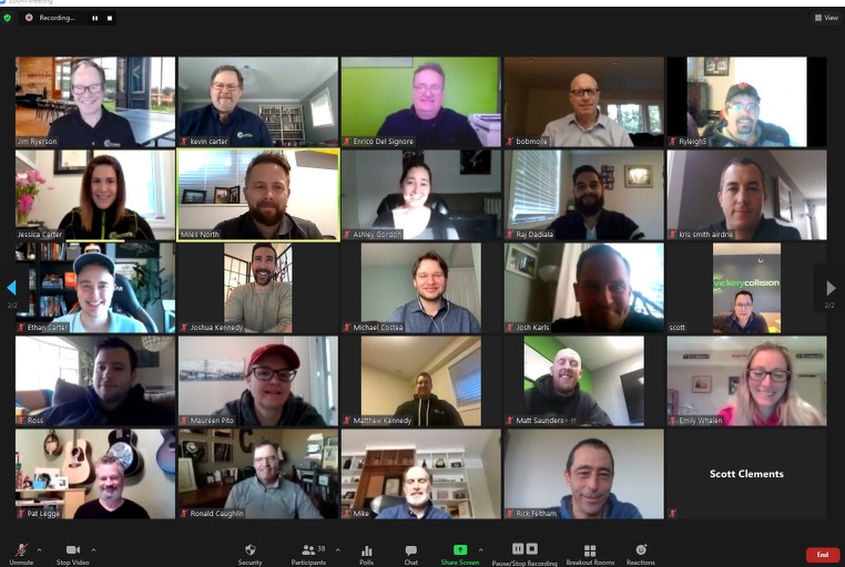 colorworksauto's tweet photo. The first virtual Colorworks Conference is in the bag! Together, we are Zooming into 2021 as one of the best teams out there! We will continue to look for the positive in whatever the situation is and push forward together! 
😃😃
#goteam #bestteam #community #virtualconference https://t.co/c6CqISd1cf
