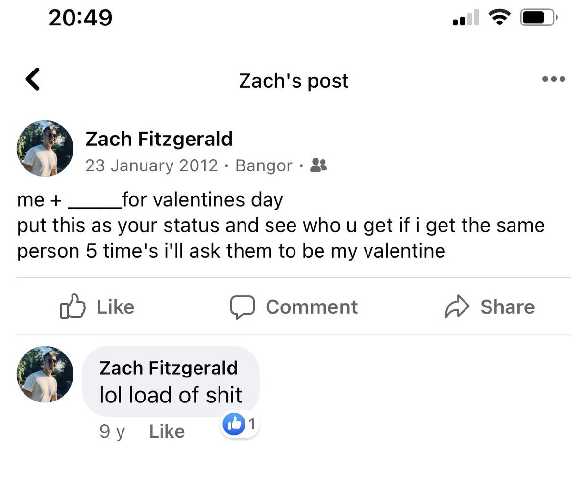 ZachFatzgerald's tweet photo. Least I tried https://t.co/zbZ7dvRNRE