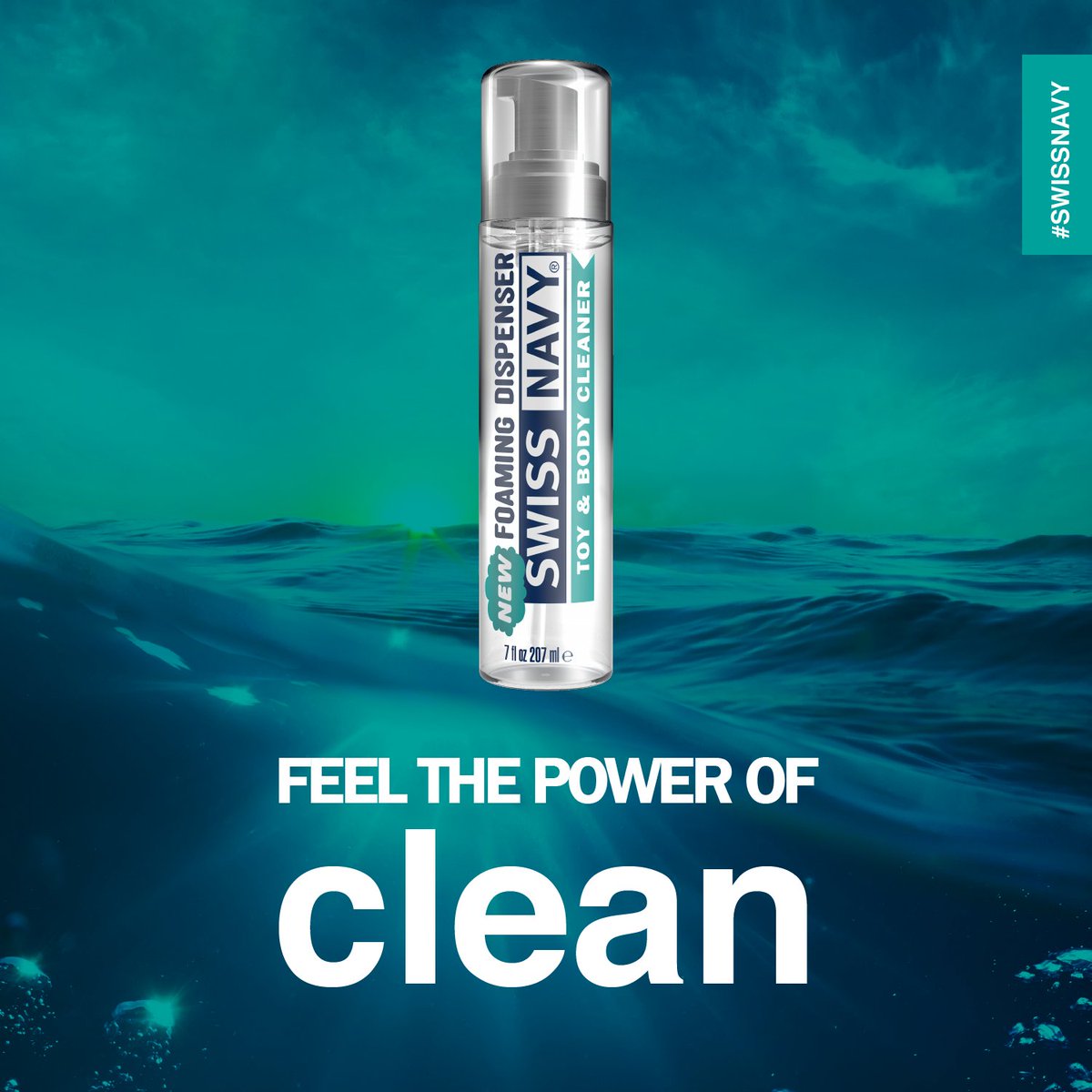 SwissNavyPride's tweet photo. SWISS NAVY Toy & Body Cleaner
Using an unclean toy is almost like unprotected sex. Without proper cleaning, a toy may become a breeding ground for things you don't want in your body.
Foam or Spray available.
#swissnavylube #cleanisgood https://t.co/FLRaO4lwZv
