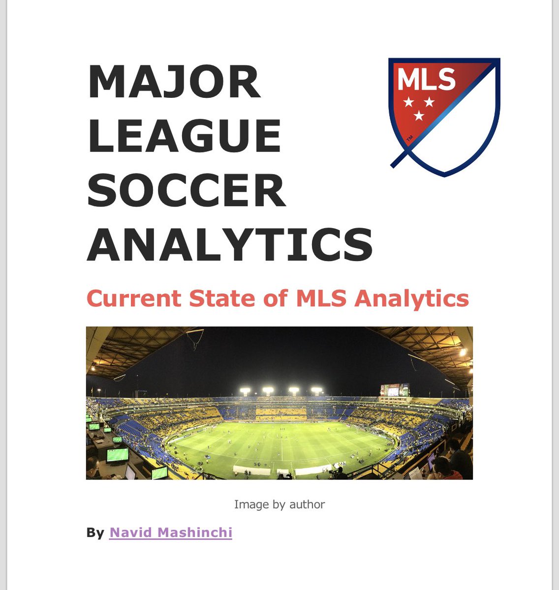 NMashinchi's tweet image. Update on the #66daysofdata challenge.
Day 20 Saturday - January 23rd: This morning I have been working on my side project. Just making the last final touches before I release it. Stay tuned ✌️🏽⚽️
#datascienceproject #datascience #sportsanalytics #ussoccer #MLS