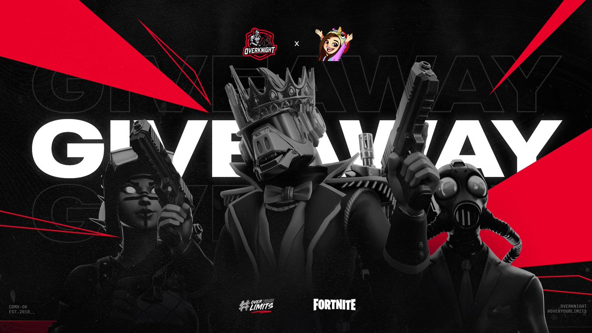 OverKnightmx's tweet photo. #Fortnite l #OverYourLimits

¡Hoy hasta el 26 de Enero, participa para ganar 1 de las 5 skins de Fortnite que sortearemos con @cristy_soto22 🎁

Participa: 
📲 Sigue a @cristy_soto22 y @OverKnightmx en Twitter
🔁 Da Fav. y RT al post
⌨️ Comenta a dos amigos 

Fácil y sencillo 🙌🏼 https://t.co/on88jJRFw4