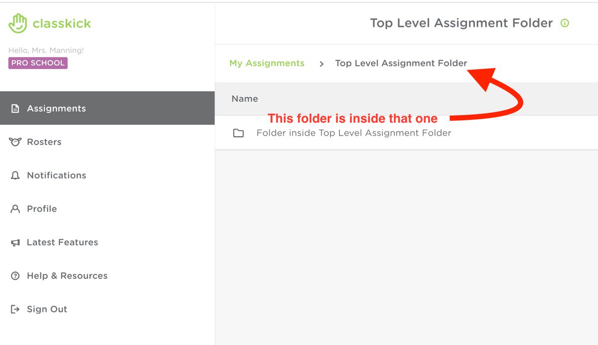 MishelleManning's tweet photo. Hey @Classkick, you keep sneaking in updates on me. First being able to download full size/screen PDF's, and now Folders in Folders!!! ❤️ Is there anything else I missed??? https://t.co/CSioZ4I5Qy