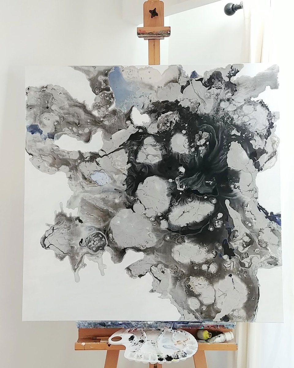 BriarEmond's tweet photo. KaBOOM
EXPANSION/EXPLOSION, YOU DECIDE, 3' x 3'
#WIP #takeacloserlook #originalart #acrlyiconcanvas #metalic #metalics #artpatrons #artcollectors #canadianartists #newwork #briaremond #silver #pewter #blueskies #blue #abstractart #abstract #canada #supportlocal https://t.co/OFSFzf6HDK