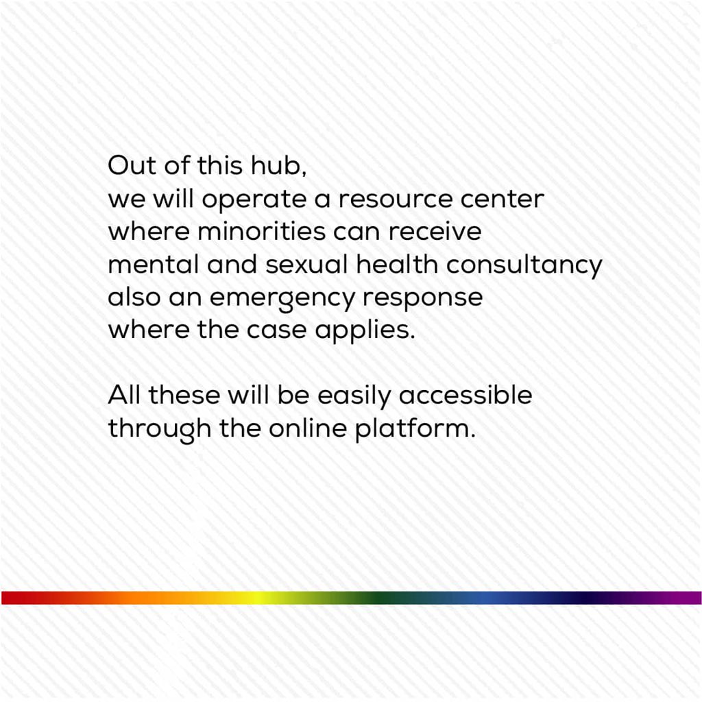 This new structure, "The Oasis Project." was created because marginalized people in Nigeria continue to face criminalization, violence, intimidation, and discrimination based on their sexual orientation and gender identity.