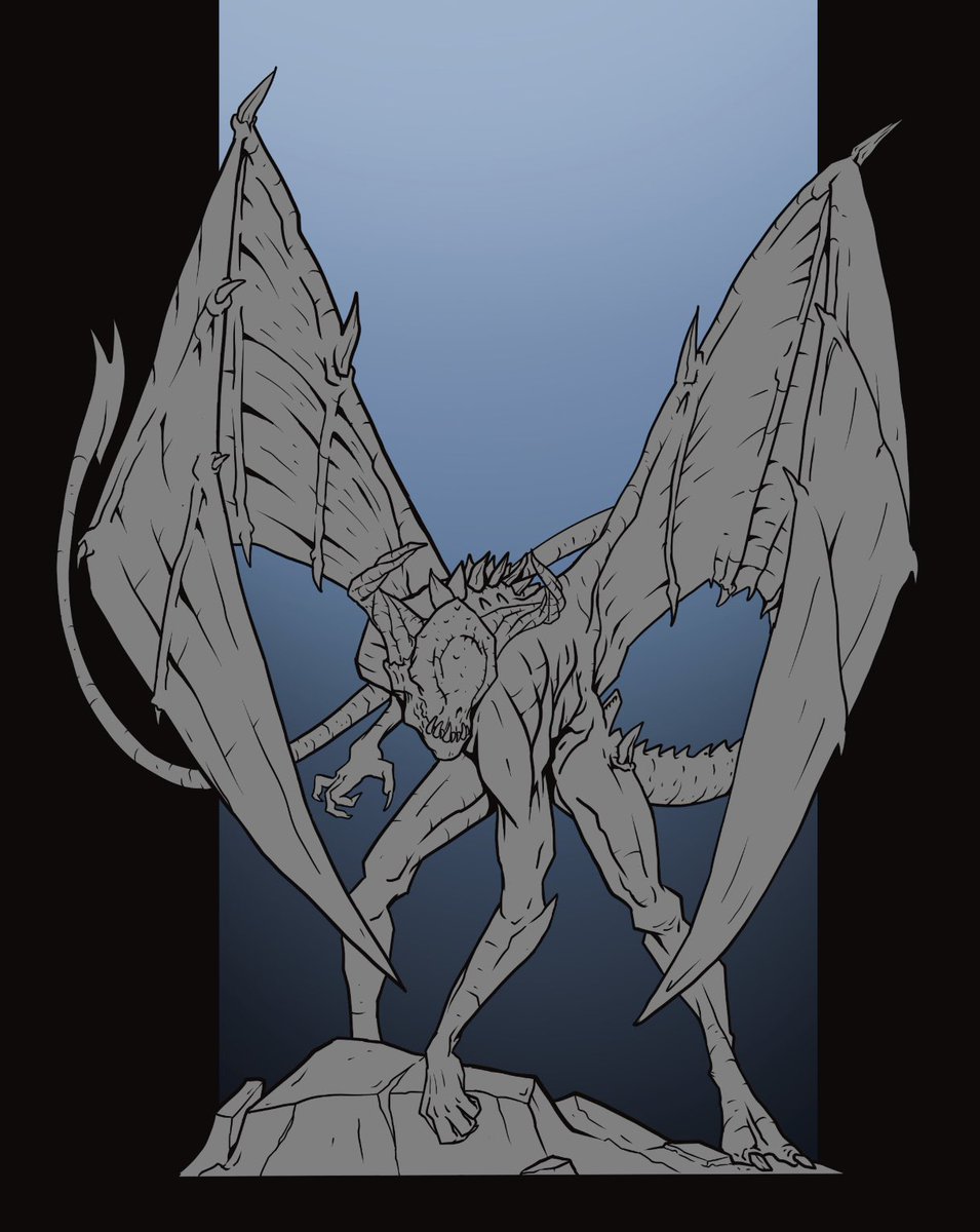 theMiniatureDu1's tweet photo. Working on the final mini for the dreamlands #printablemini #nightgaunt #papermini https://t.co/tD2kCsREVR