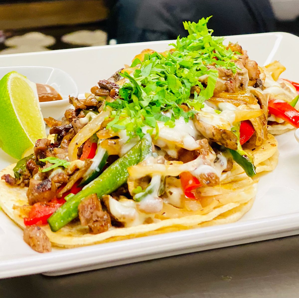 This glorious looking dish is the Mata Hambre taco. If you haven’t tried it yet, it’s the perfect frosty Saturday to take your tastebuds on a vacation! #lapatronayeg #yegfood #shpkeats #shpkfood #saturdayvibes