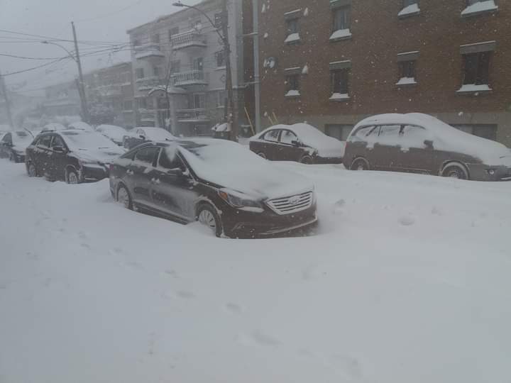 Tempête de neige Montréal