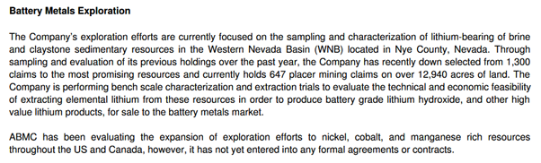  $ABML is a vertically integrated lithium supply chain company – they explore, extract & recycle making them a complete one-stop shop for EV manufacturers from vehicle assembly to disposal.