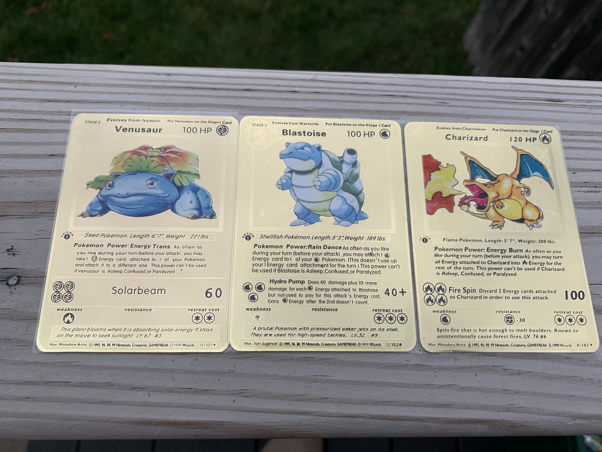 JMCardsCo's tweet photo. Gold and Black Metal Pokemon cards are for sale now while supplies last in our shop!

🚛2-6 day shipping in the US, we also ship Worldwide.
https://t.co/yxNmuCe7Fm https://t.co/PyXm84m01x