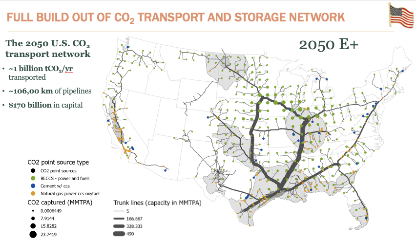 Pipeline workers could start building a new “carbon dioxide superhighway,” a national network of pipelines that can transport carbon dioxide captured at power plants and industrial processes across the country to storage locations in the Gulf Coast, West Texas and the Dakotas.