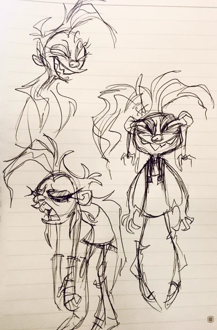 Old sketches of Nasia (girl in my icon) plus some teef 