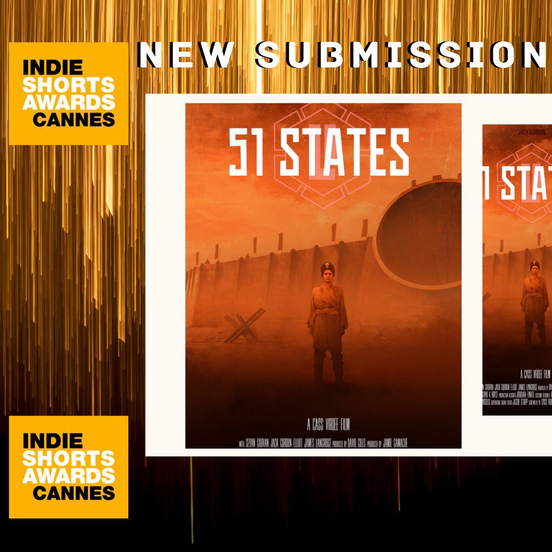Welcome to Indie Shorts Awards Cannes "51 States" by Cass Virdee !
 
#filmmaker #shortfilm  #film #shorts #movie #independent #indie #filmfest #festival #indieshortfilmfestival #filmfestival #cannes #cannesfestival #filmfreeway #cinema #indiefilmfestival