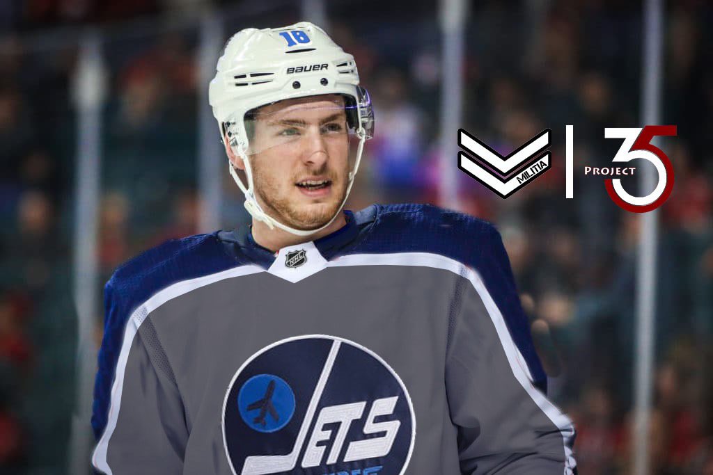 project_three5's tweet photo. Big trade today. @18Dubois doesn’t look too bad in the @NHLJets reverse retros 

Who do you think won the trade? #hockey #jerseyswap #GoJetsGo #Laine #nhltrades #CBJ #NHLTrade #NHL https://t.co/sfyQif7etq