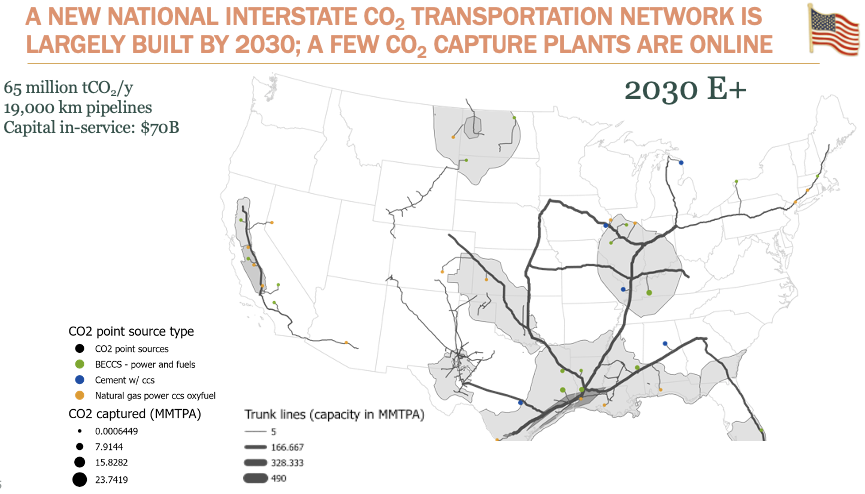 Pipeline workers could start building a new “carbon dioxide superhighway,” a national network of pipelines that can transport carbon dioxide captured at power plants and industrial processes across the country to storage locations in the Gulf Coast, West Texas and the Dakotas.