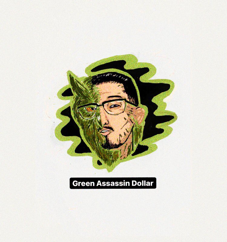 【値引不可】舐達麻 FLIP&DRAW／GREEN ASSASSIN DOLLA