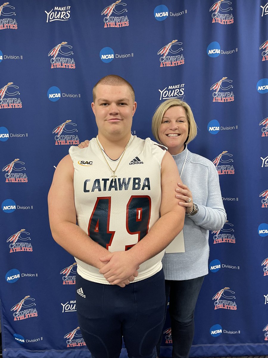 jt_cornett's tweet photo. SUPER SUPER EXCITED to announce that I have received an offer to play collegiate football at @CatawbaCollege ‼️ Huge thanks to @coach_w_jackson and @Coachcjwalker for the opportunity. I also would like to thank @CoachSLuttrell @SaturdayJeff @McClureSports @NotRightShootrz https://t.co/BkiULE8YcY