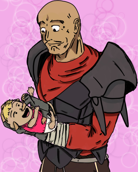 MrDragoon10's tweet photo. General Vargas spending some time with the son he never met. #Langrisser #Vargas #Leon @Langrisser_EN #ラングリッサー #ラングリッサーモバイル https://t.co/FXHnjBqASW