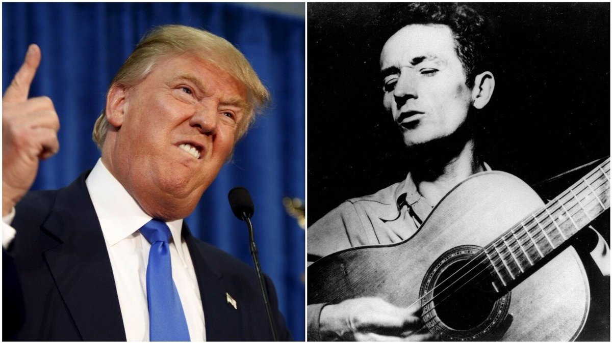 The Trump administration commissions a White House statue of left-winger <a href="/WoodyGuthrie/">Woody Guthrie</a> - who wrote a song calling out Trump's father (his landlord) for racism.  Find David Moye <a href="/dmoyeweirdnews/">david moye</a>'s Huffington Post <a href="/HuffPost/">HuffPost</a> piece on this via SoundScribe  soundscribe.org