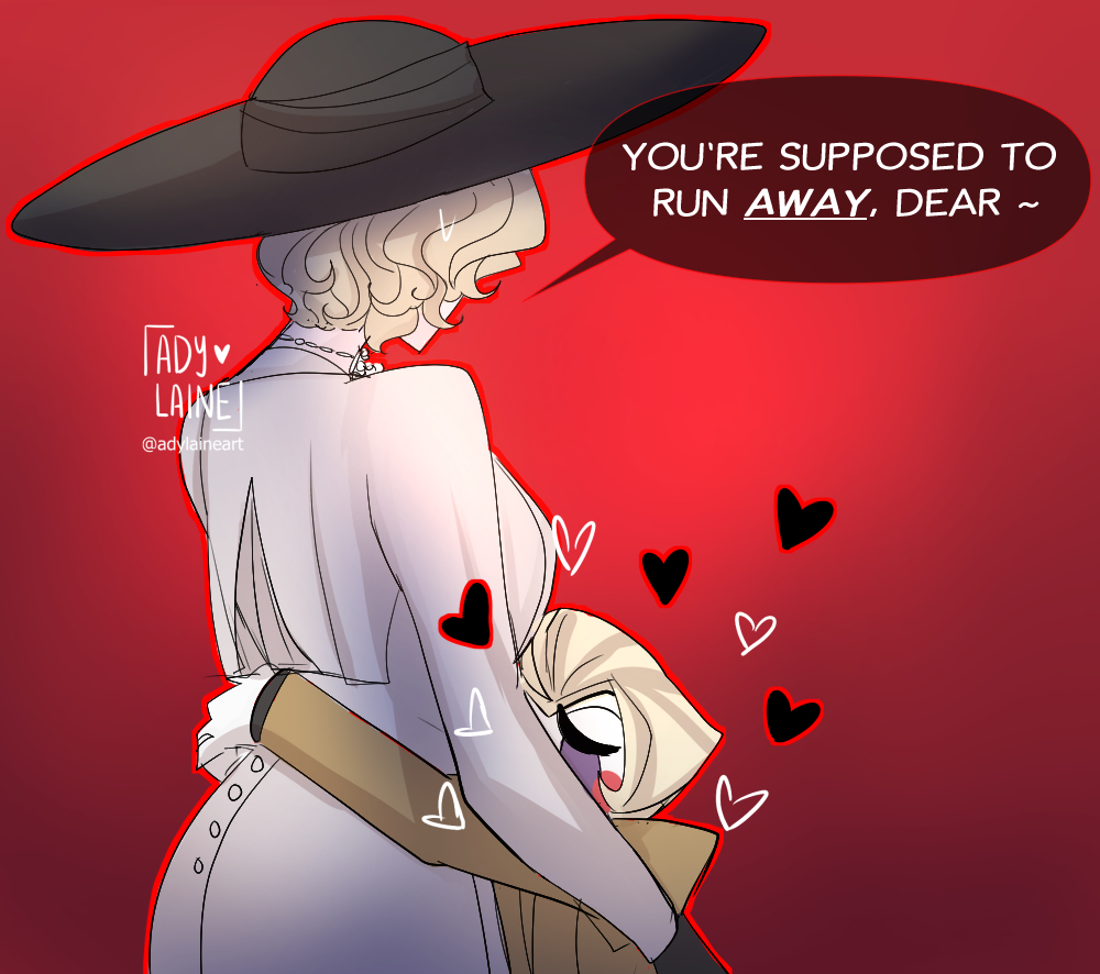 Lucifer &amp; Lilith 🐍👑♥️
Lucilith: Lady Dimitrescu

Super random doodles haha. I am so excited for Resident Evil VIII!