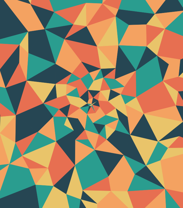 DonKarlssonSan's tweet photo. Version three of Genuary 23 #264653 #2a9d8f #e9c46a #f4a261 #e76f51 on @CodePen: https://t.co/Nwg8H5Fc4G
Click to generate a new pattern!
#genuary #genuary2021 #generative #generativeart #creativecoding #delaunaytriangulation #mathart https://t.co/F4hmahQdAh