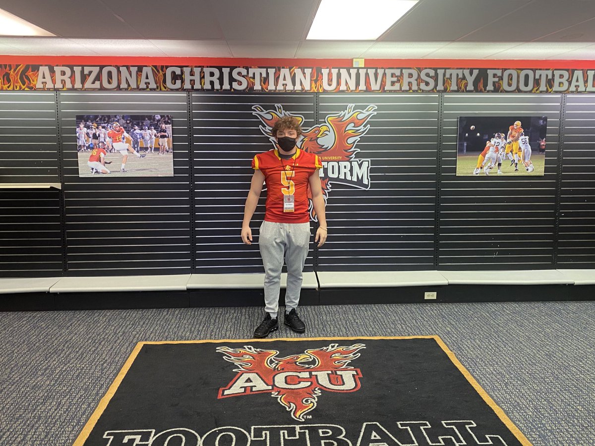 After a great visit and great talk with <a href="/SteffKruck/">Steff Kruck</a> I am beyond blessed to say I’ve received a scholarship offer to continue my academic and athletic career at Arizona Christian University. Thank you to all my family, friends, and god to push me to be better!
