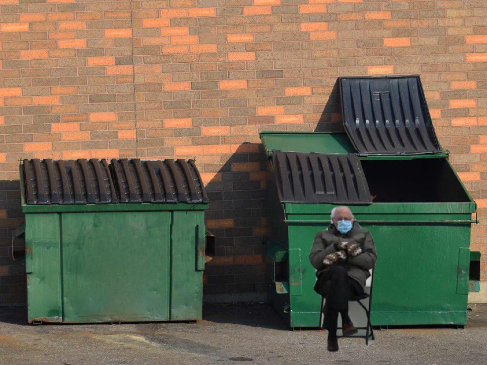 FredoniaGarbage's tweet photo. us waiting to throw out your half eaten crannies takeout https://t.co/DeWh5blynf