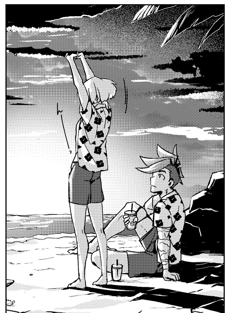 本日発行されますサマバケアンソロ(@GaliLiga_Aloha )に7ページ寄稿させていただいてますー!よろしくお願いします🤗🏄‍♀️🌺 