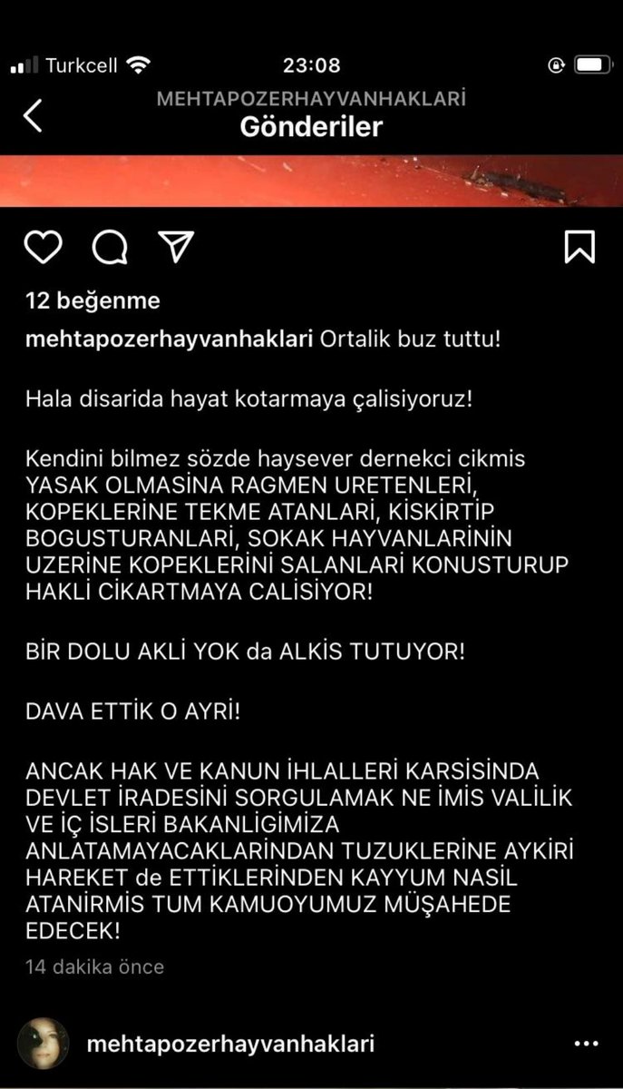 Bu kartı göstererek kendisini hayvan polisi gibi gösterip insanları tehtid edip derneklere kayyum atacağını söyleyen bu kadın hakkında soruşturma başlatılsın <a href="/RTErdogan/">Recep Tayyip Erdoğan</a> <a href="/suleymansoylu/">Süleyman Soylu</a> <a href="/EmniyetGM/">Türk Polis Teşkilatı</a> <a href="/bekirpakdemirli/">Dr. Bekir Pakdemirli</a> @MilliParklar_D <a href="/DKMPAnkara/">DKMP 9. BOLGE ANKARA</a> <a href="/TCTarim/">T.C. Tarım ve Orman Bakanlığı</a>