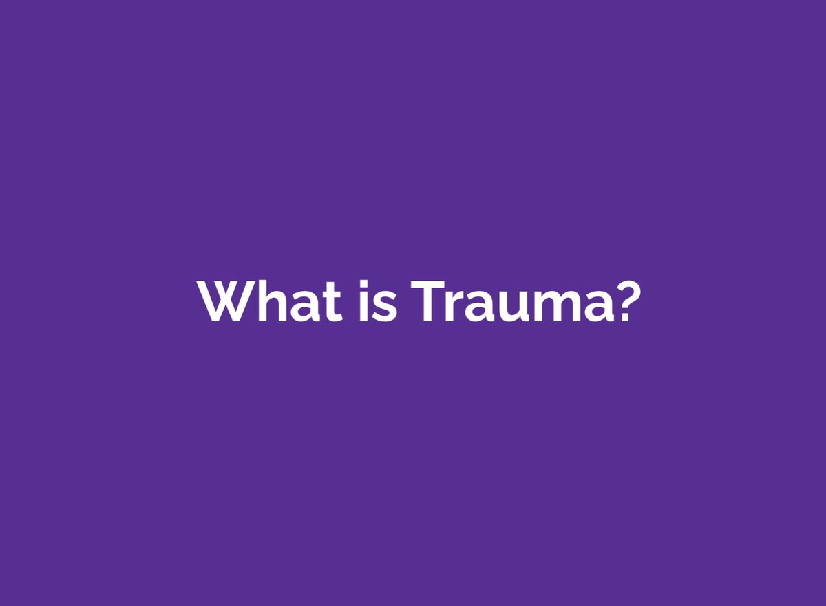 Have you had trouble sleeping lately? Or maybe a little more moody than usual? You're not alone. No matter where your political allegiances lie, many of us are feeling out of sorts. Current events can activate old traumas.A crash course thread on  #TraumaEd101 : 1/