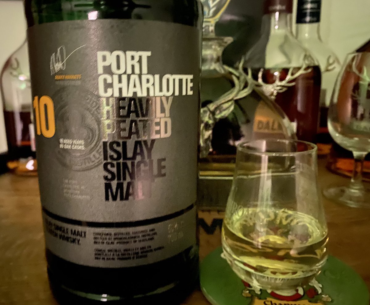 Another Islay - this time Port Charlotte #portcharlottewhisky #islaywhisky #heavypeated #lovepeat #whiskylover