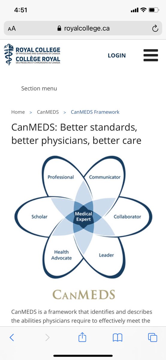 “Health advocate” is a CanMeds role. As a physician, speaking up and advocating for the health of the population is part of your job.