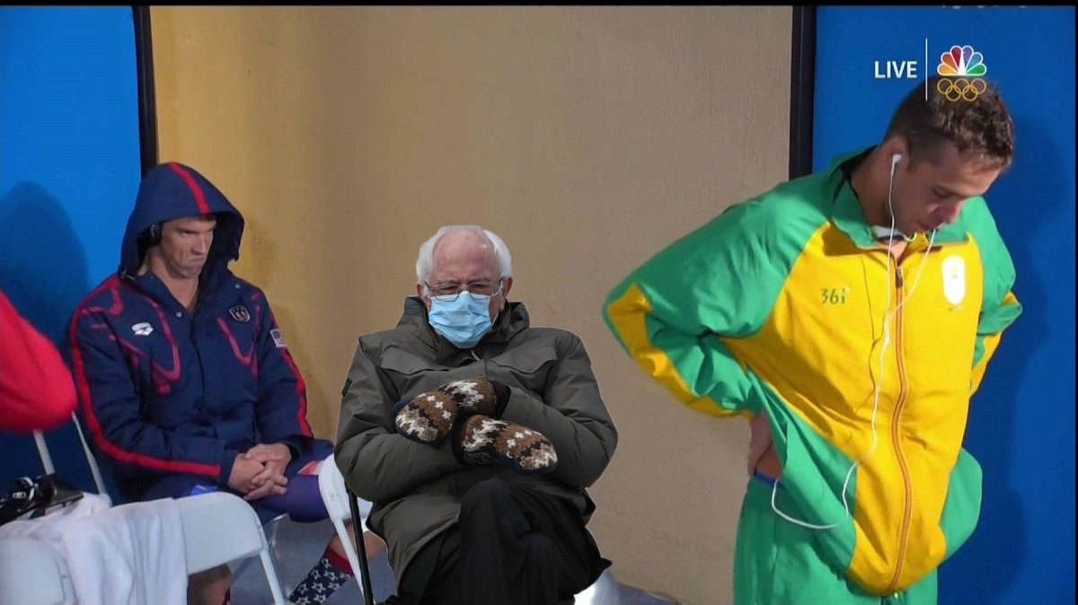 futilenights's tweet photo. bernie sanders just qualified for the olympics #Olympics #BernieSandersMittens https://t.co/18HuMVRanN