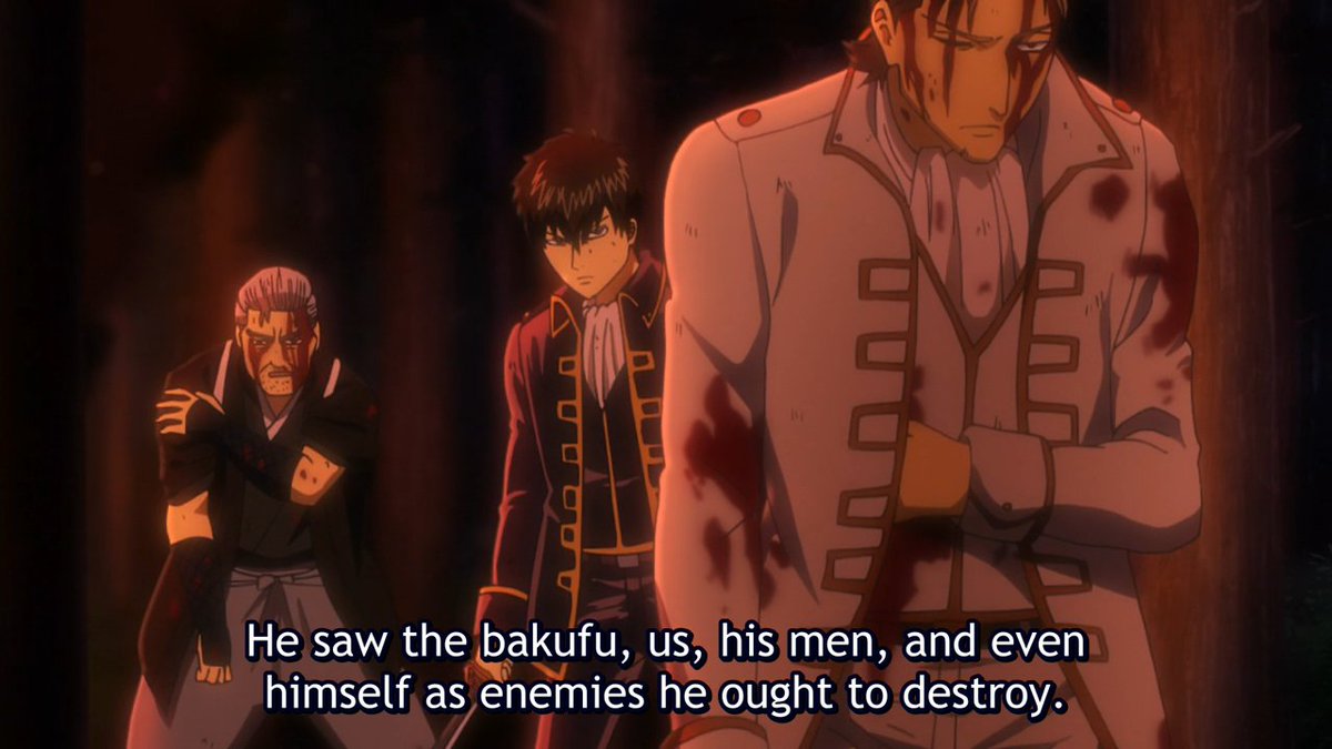 He saw everything as his enemy, an agent that caused his suffering, to that end he placed himself deep into bakufu lines, used methods and strategies that would cause the maximum amount of mayhem and result in the weakening of the state itself so he could once and for-all finish