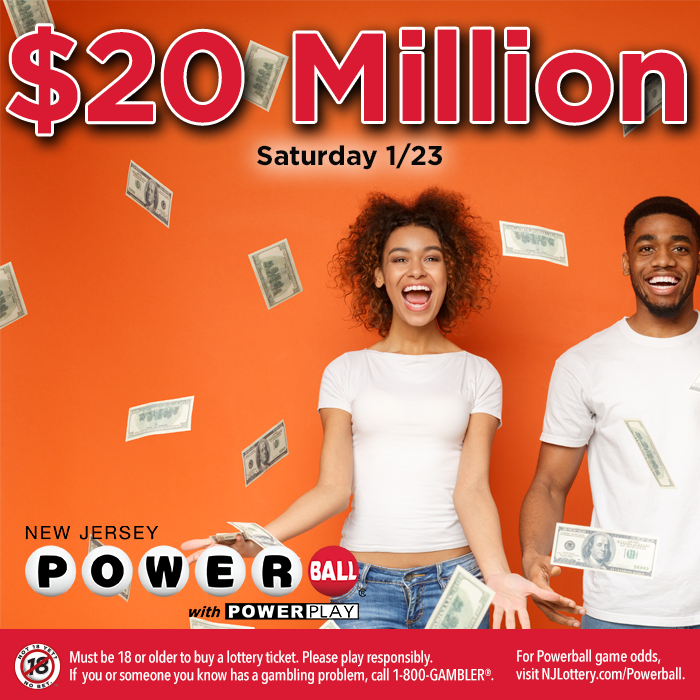 Powerball reset to $20,000,000! Remember, that’s still MANY MANY MILLIONS, folks…who’d feel lucky to win all that cash?!

There were three $1,000,000 winners, one $150,000 winner, and five $50,000 winners from Wednesday’s (1/20) drawing! Good luck, NJ!  https://t.co/AWpHuwvYo7 https://t.co/KCr8GOm3Cv