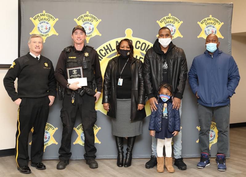 Congratulations to Sr. Dep. Daniel Mulcahy who was recently honored with the Dep. Darral Lane Drug Enforcement Award, presented by Sheriff Lott and the Lane family. #TeamRCSD @DanielMulcahy19