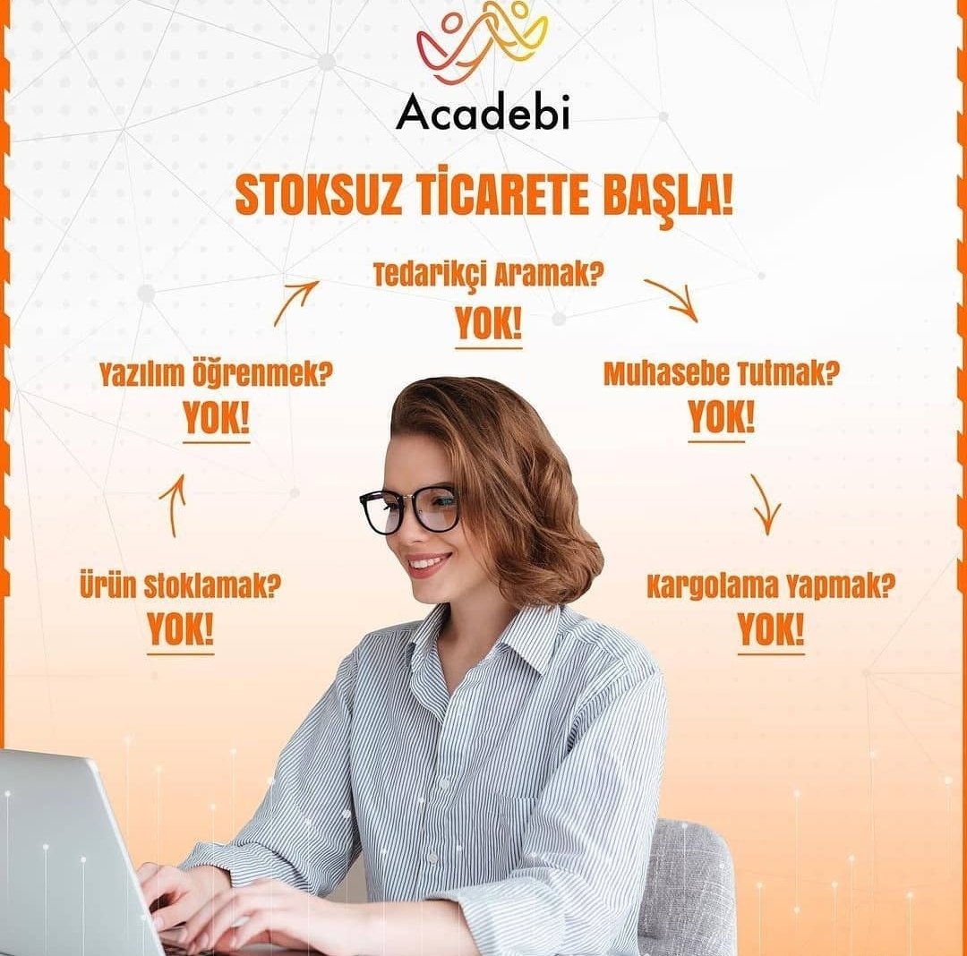 Kendi mağazanızda ürünleri satarak kazanç sağlamak istermisiniz?
Acadebi tamda bunun için ve daha fazlası için kuruldu gençlere girişimcilik ve ticaret alanında yol açıyor. 
Daha fazla bilgi almak için mesaj atabilirsiniz!