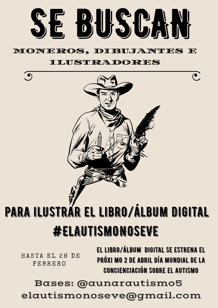 AutismoEl's tweet photo. #moneros #dibujantes #ilustradores  que quieran sumar su   trabajo a un proyecto que busca sensibilizar a la sociedad sobre las caracteristicas y necesidades del #autismo y hacer un llamado al #respeto y la #inclusión 

https://t.co/F17QHJGY71 https://t.co/oJwtFxXDAf