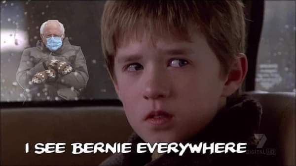 DarkGamerGirl6's tweet photo. Another Bernie movie cameo #TheirEverywhere https://t.co/qufc6q7Xsp